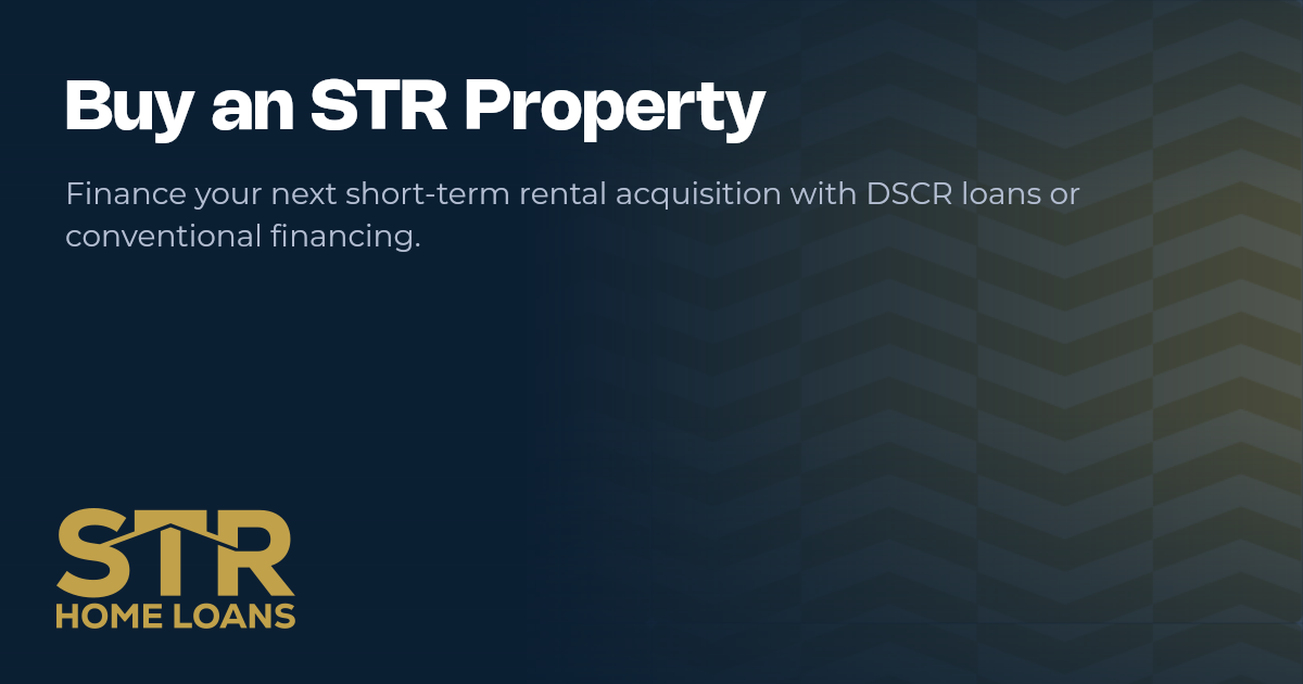 Open Str Buy an STR Property | STR Home Loans
